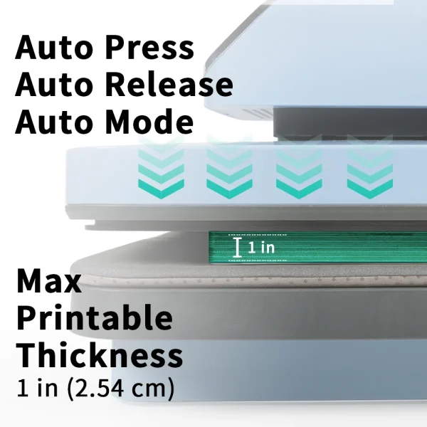 PYD Life Automatic DTF Printing Transfer Press Sublimation Auto Open Heat Press Machine For T-Shirts - Image 5
