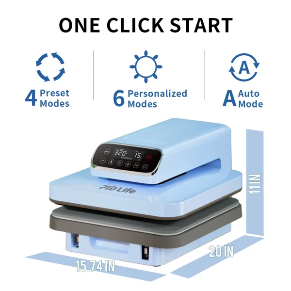 PYD Life Automatic DTF Printing Transfer Press Sublimation Auto Open Heat Press Machine For T-Shirts - Image 4
