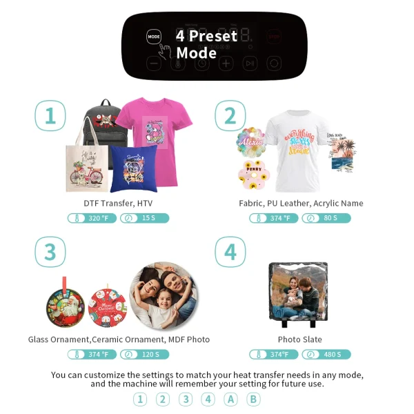 PYD Life Automatic DTF Printing Transfer Press Sublimation Auto Open Heat Press Machine For T-Shirts - Image 3
