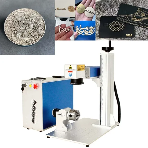 100w 200w portable jpt mopa m7 color galvo deep fiber laser marking machine for jewelry cutting gold and silver - Image 6