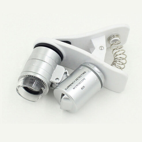 Universal Clip-Type LED Cellphone Microscope